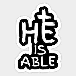 He is able quotes Sticker